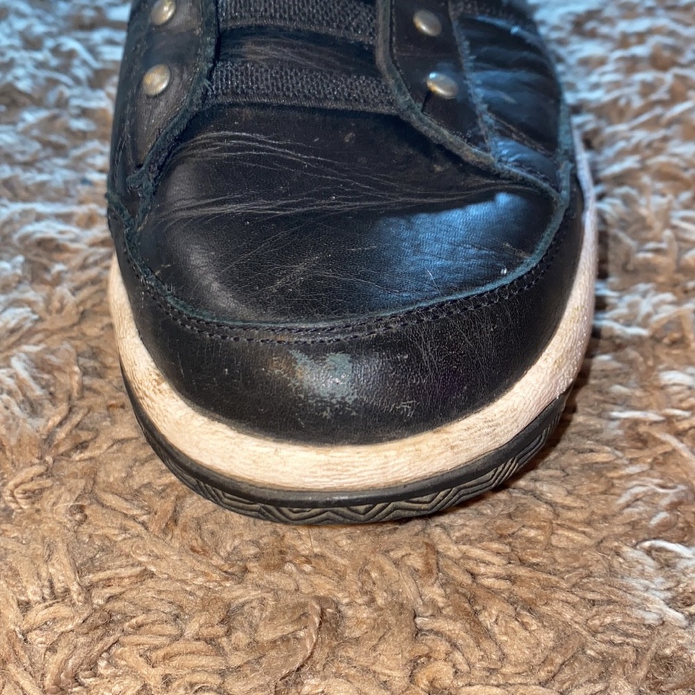 RARE Nike gamma force mid elastic lace snap front leather sneakers - Picture 5 of 13